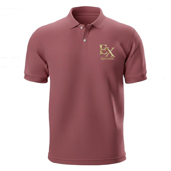 MOGUL DARK PINK POLO NECK T SHIRT