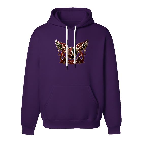 LUXILLIONAIRE DARK PURPLE PULOVER