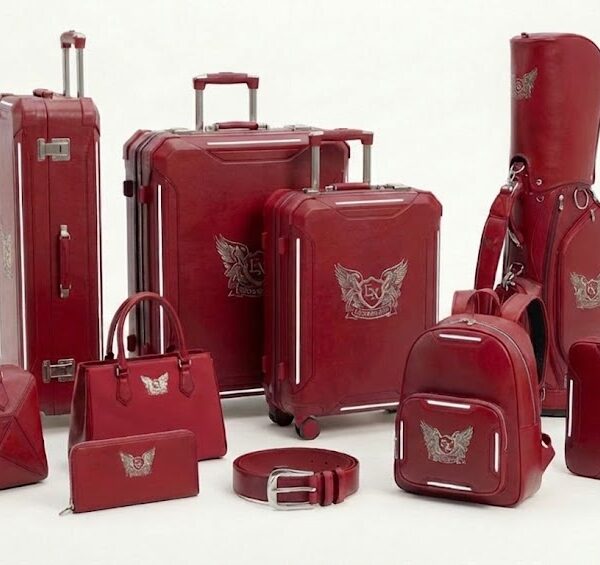 FORTUNAIRE DARK RED STATUS BAG SET
