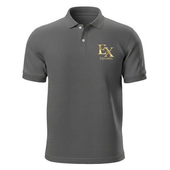 MOGUL DARK SILVER POLO NECK T SHIRT