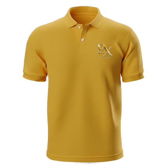 MOGUL DARK YELLOWPOLO NECK T SHIRT