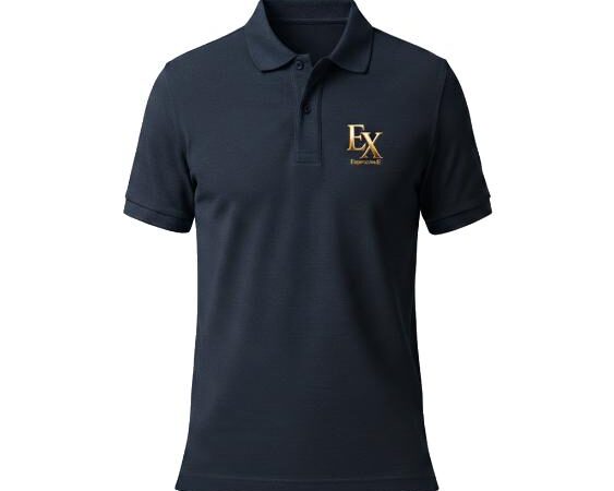 MOGUL DARK NEVY BLUE POLO NECK T SHIRT