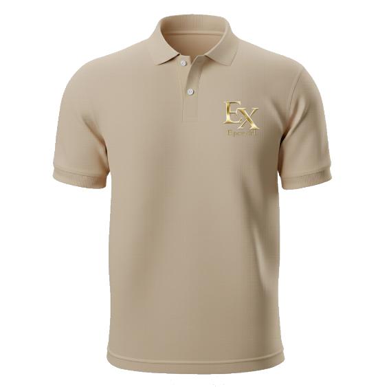 MOGUL LIGHT BEIGE POLO NECK T SHIRT
