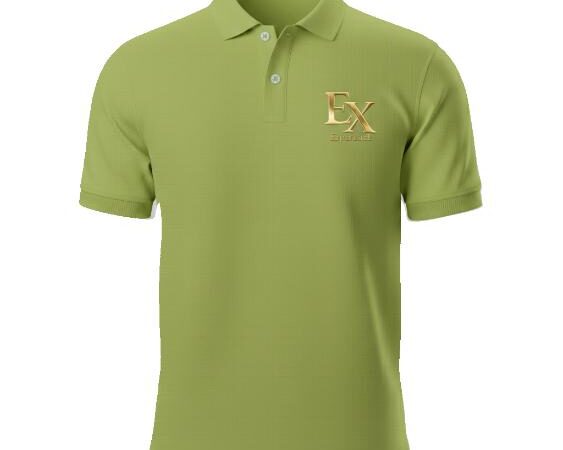 MOGUL LIGHT OLIVE POLO NECK T SHIRT