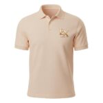 MOGUL LIGHT PEACH POLO NECK T SHIRT