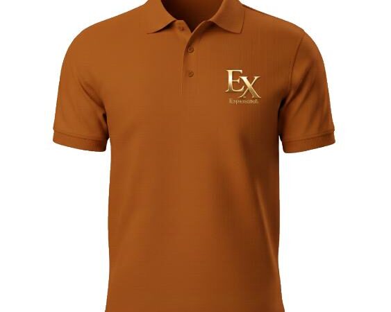MOGUL LIGHT RUST POLO NECK T SHIRT
