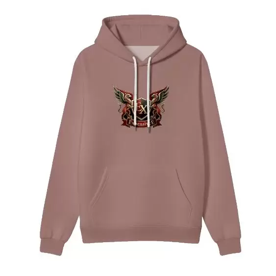 LUXILLIONAIRE LIGHT MAROON PULOVER