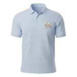 MOGUL LIGHT BLUE POLO NECK T SHIRT